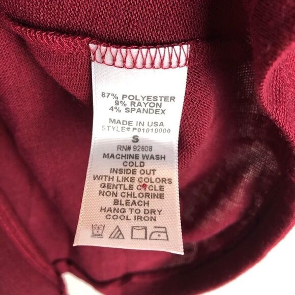 NWT JW Styles Marion Red Top Size S - Picture 5 of 7